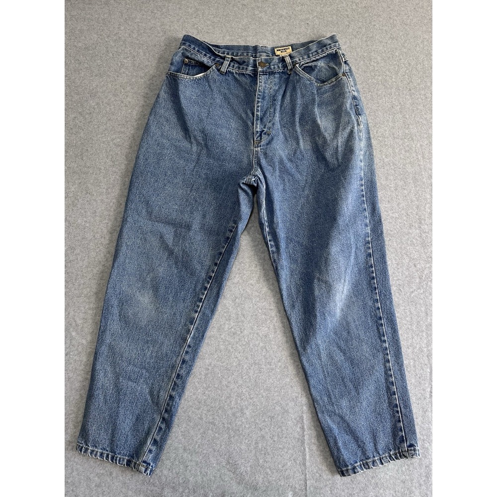 Northwest Blue Vintage 80s Women's 100% Cotton High Rise Mom‎ Jeans Size 16P